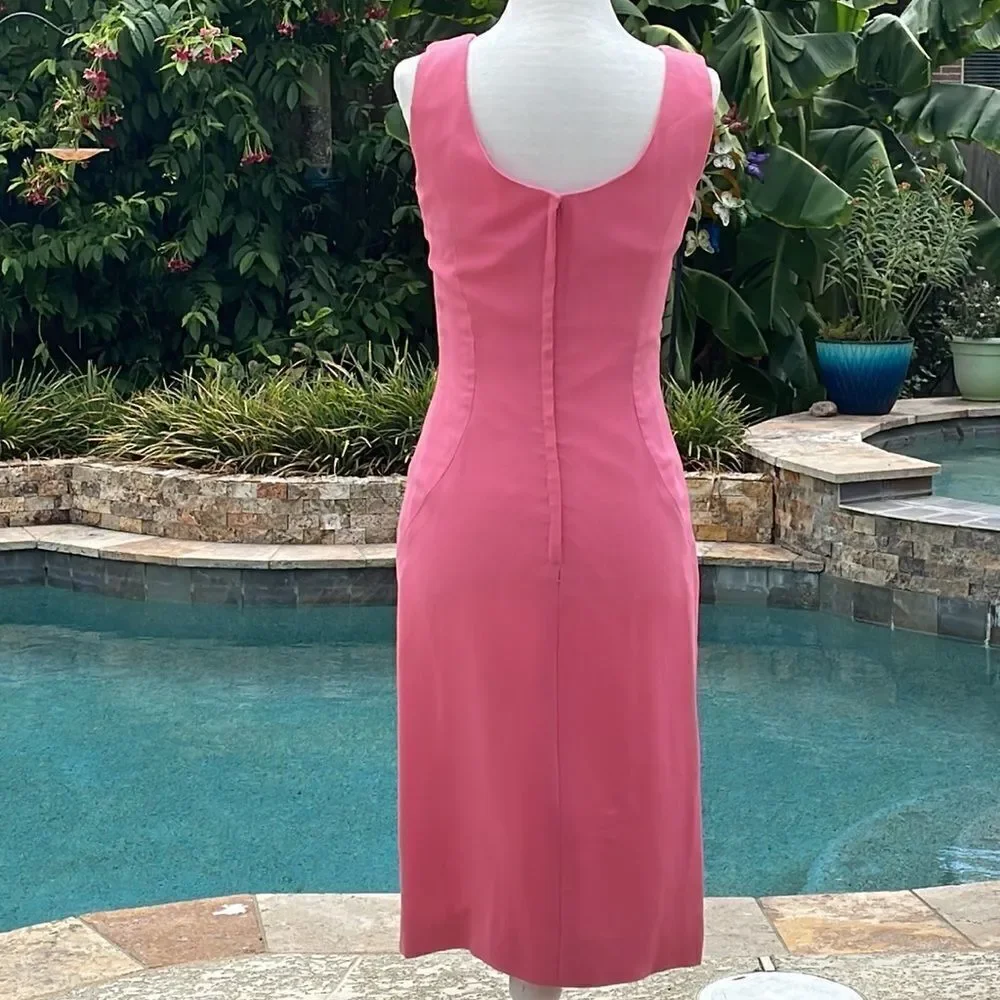 Stunning Vintage Pink Party Dress - Picture 2 of 14